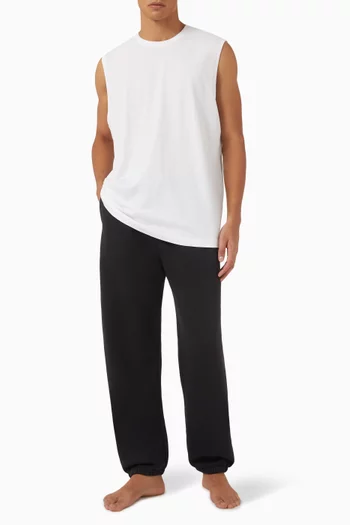 Cotton Relaxed Sleeveless T-shirt