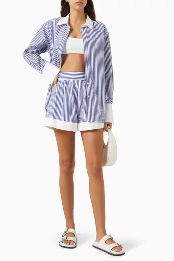 Lexington Striped Shorts in Cotton