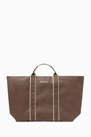 Textured Logo Tote