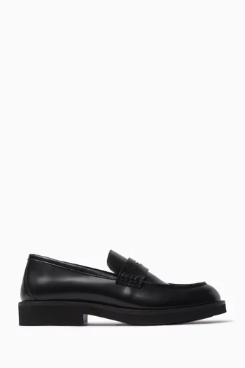 Penny Moccasins in Brushed Leather