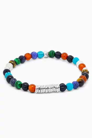 Classic Discs Bracelet in Rhodium-plated Sterling Silver