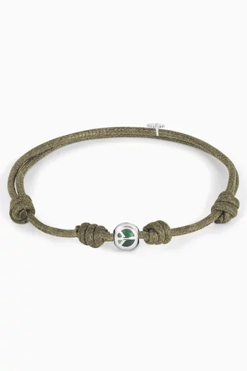 Peace Bracelet in Rhodium-plated Sterling Silver
