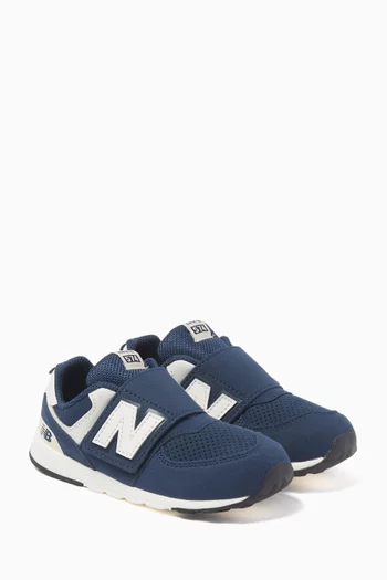 574 Hook & Loop Sneakers in Suede & Mesh
