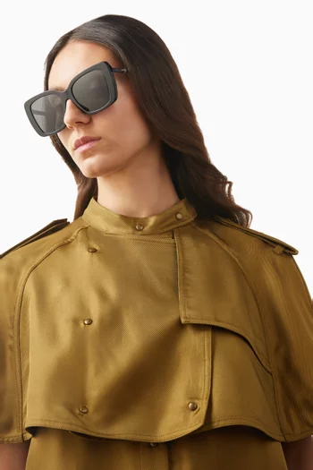 Oversized Sunglasses in Acetate
