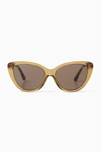 Cat-eye Sunglasses in Acetate