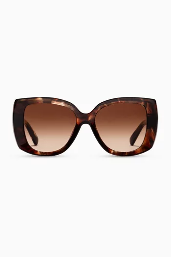 Oversized Sunglasses in Acetate