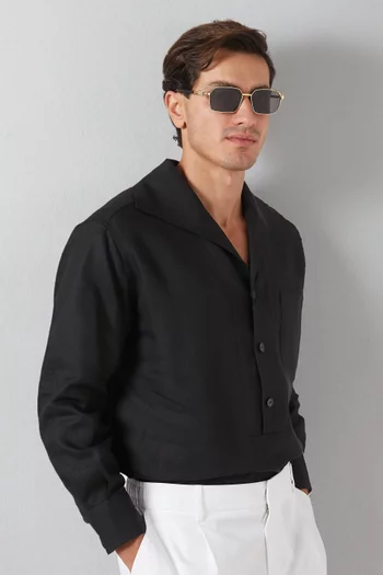 Rectangle Sunglasses in Metal