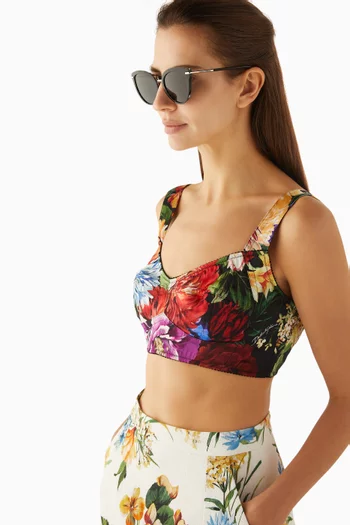 نظارة شمسية بتصميم عين القطة وإطار أسيتات