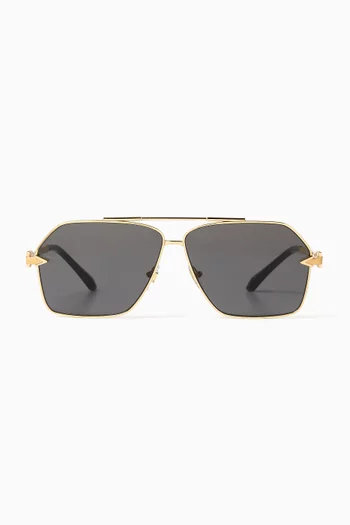Aviator Sunglasses in Metal