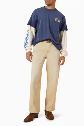 Bonneville Boxy Pocket Thermal T-shirt in Cotton