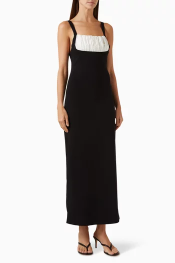 Low-back Maxi Dress in Jersey