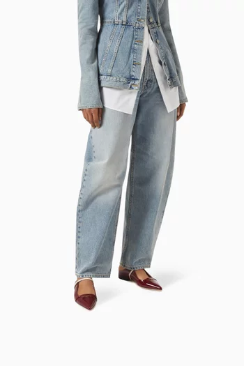 Maureen Flats in Patent Leather