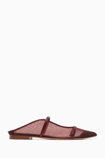 Maureen Mules in Mesh & Nappa Leather