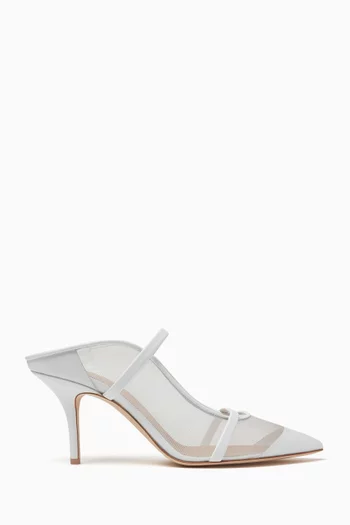 Maureen 70 Mules in Mesh & Leather