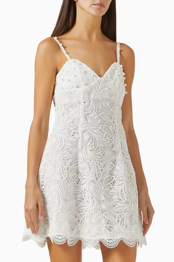 فستان ليلو قصير دانتيل