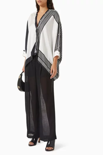 Scarf Top in Recycled Polyester