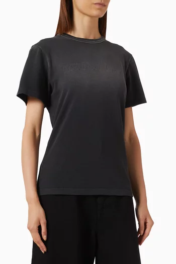 Logo Slim-fit T-shirt in Cotton