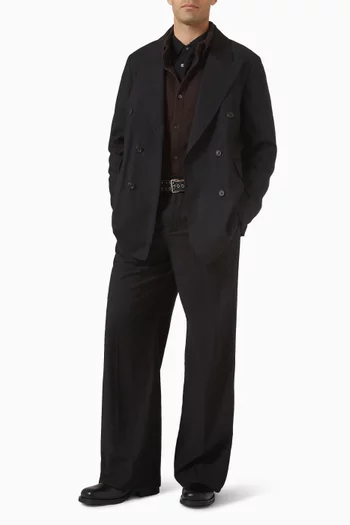 Sailor Drawstring Pants in Viscose-blend