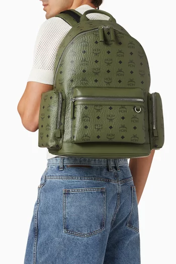 Medium Stark Backpack in Visetos Canvas