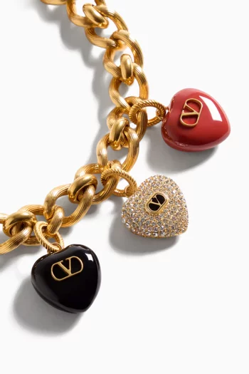 Coeur Royal Swarovski® Necklace in Gold-tone Brass