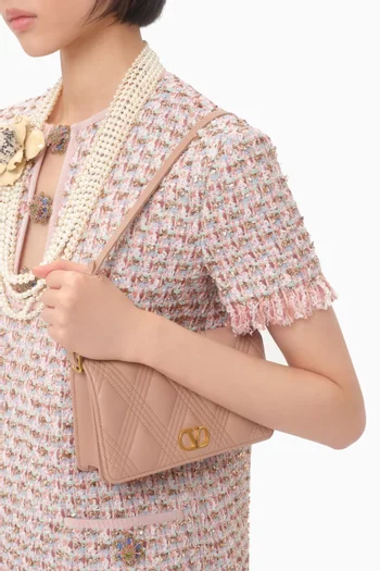 Quiltie 67 Mini Shoulder Bag in Nappa Leather