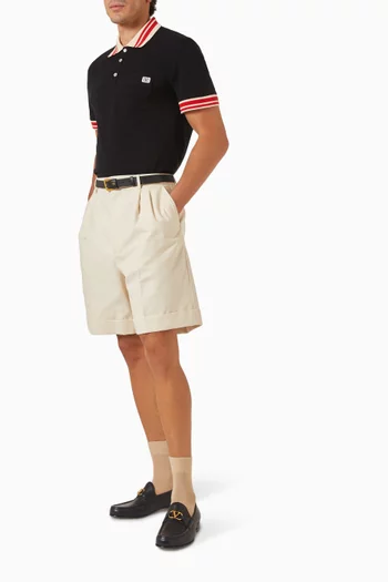 VLOGO Polo Shirt in Cotton-piqué