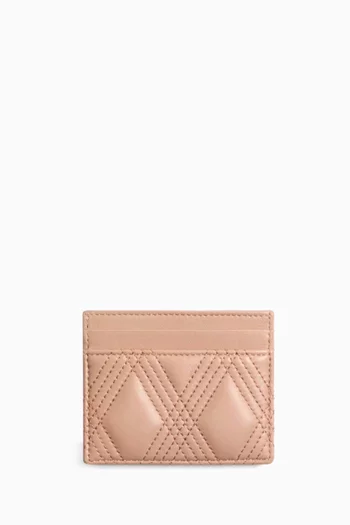 Quiltie 67 Card Holder in Leather