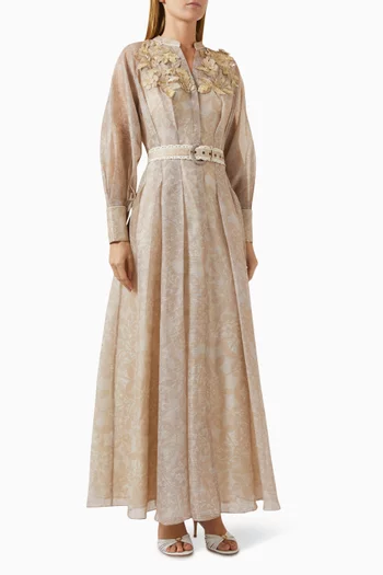 Arianne Belted Maxi Dress
