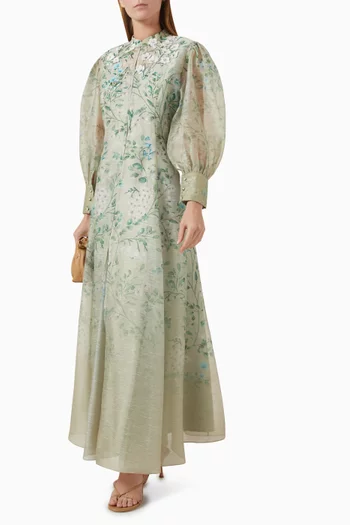 Dew Floral-print Maxi Dress