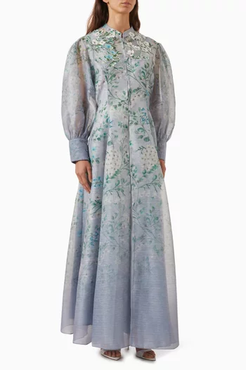 Dew Floral-print Maxi Dress