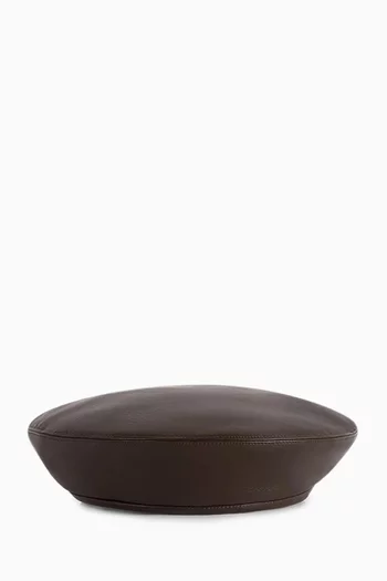 قبعة بيريه انيا جلد صناعي