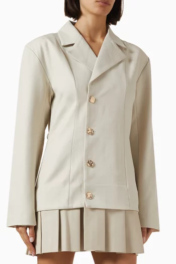 Nicole Double-layer Blazer Dress