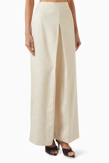 Regine A-line Maxi Skirt in Viscose Blend
