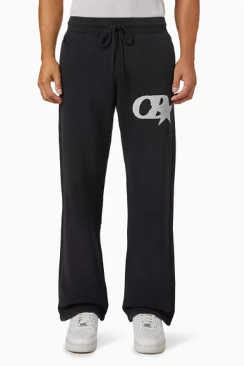 CB Star Distressed Lounge Pants in Fleece