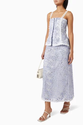 Nina Maxi Skirt in Cotton