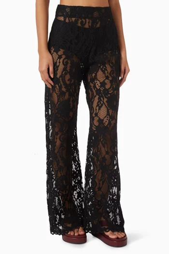 Athina Sheer Pants in Lace