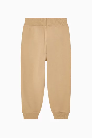Check-tape Sweatpants in Cotton