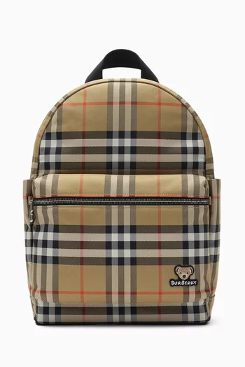 Check Print Backpack