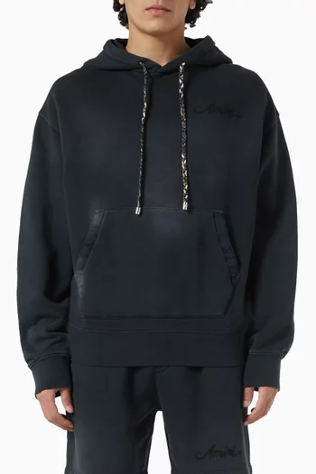 Bleach Bandana Oversized Hoodie in Cotton