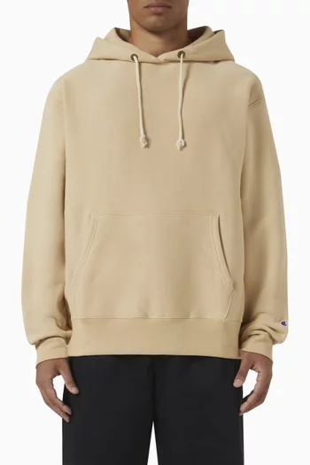 Relaxed Hoodie in Reverse Weave Fleece