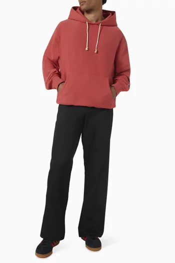 Relaxed Hoodie in Reverse Weave Fleece