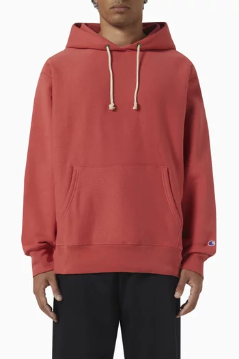 Relaxed Hoodie in Reverse Weave Fleece