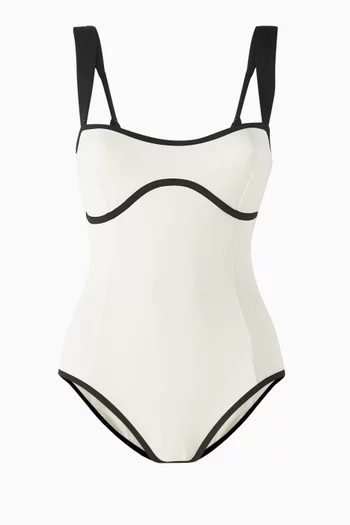 Compression Sweetheart One-piece Swimsuit