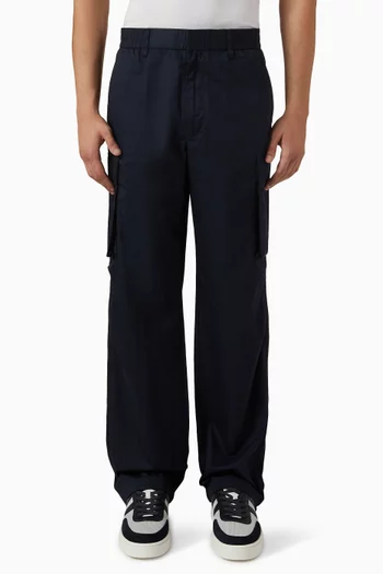 بنطال كارغو مارينا قطن تويل