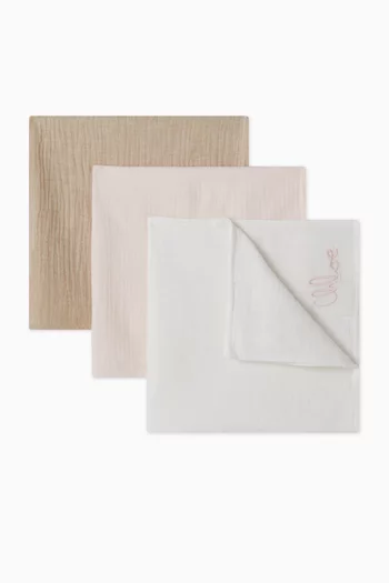 Logo Muslin Squares Set