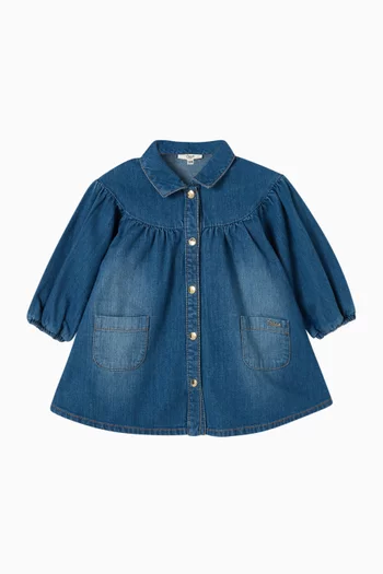 فستان بجيوب خارجية دينم