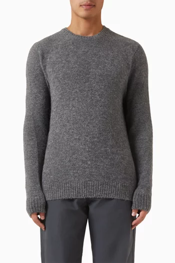 سترة ألباين منسوجة مزيج صوف ألبكة