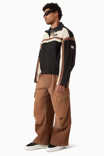 بنطال كارغو بلون باهت دينم