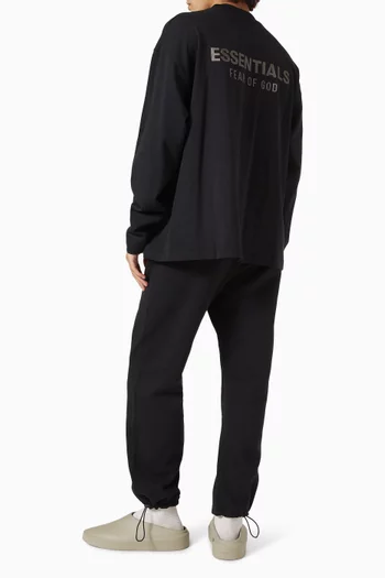 تي شيرت بشعار الماركة قطن جيرسيه