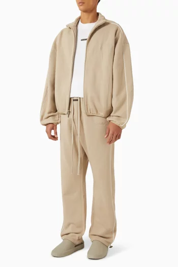 Relaxed Logo Sweatpants in Cotton-fleece